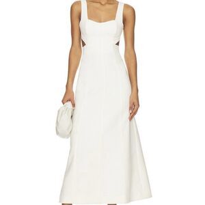 Shona Joy | Dresses | Nwt Shona Joy La Lune Lace Halter Open Back Maxi  Dress Cream | Poshmark